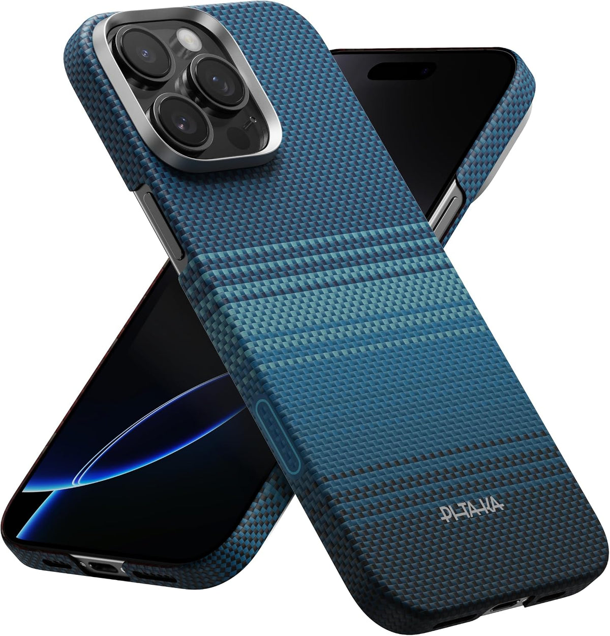 pitaka for iPhone 18 Pro Case 6.3" with Caseless Feeling, Abyss Blue