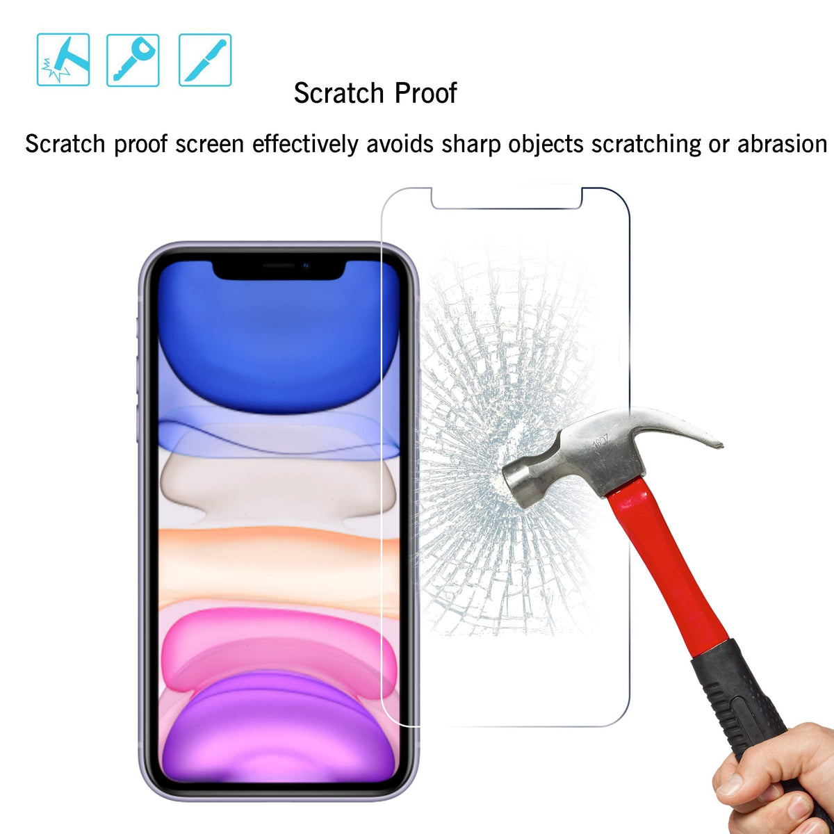 Ailun Screen Protector + Camera Lens Protector for iPhone 16 Pro Max