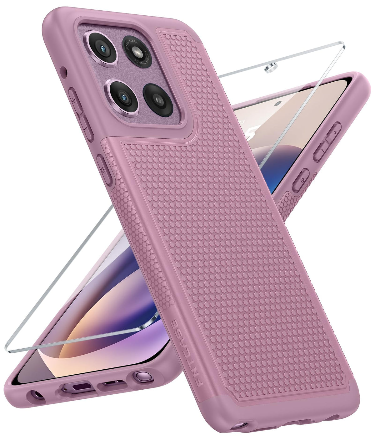 FNTCASE for Google Pixel 9a Case: Green Non Slip Textured