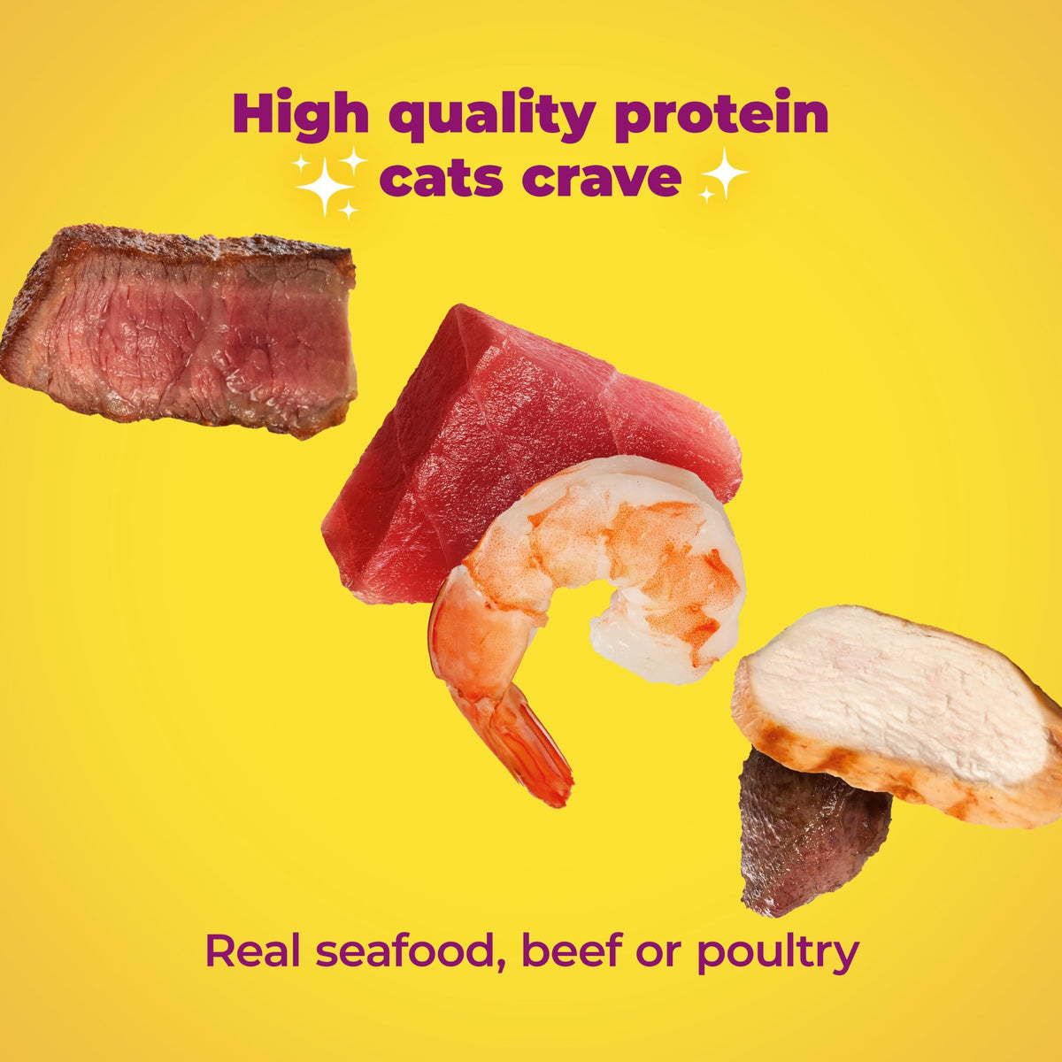 Meow Mix Poultry & Beef Favorites, Wet Food Variety Pack, 24 Cups