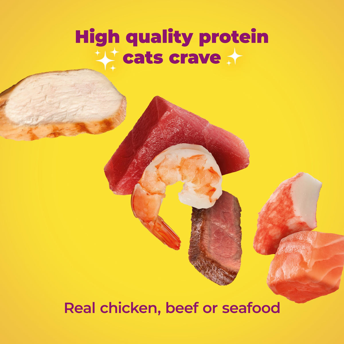 Meow Mix Poultry & Beef Favorites, Wet Food Variety Pack, 24 Cups