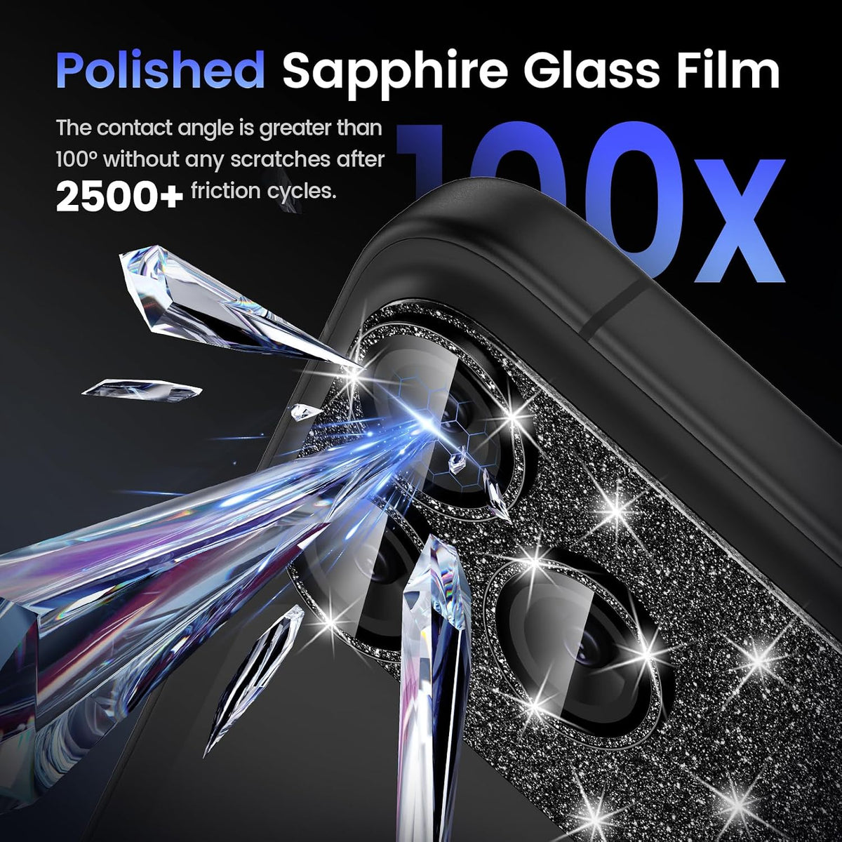 Tensea for iPhone 15 Pro Max/iPhone 15 Pro Camera Lens Protector