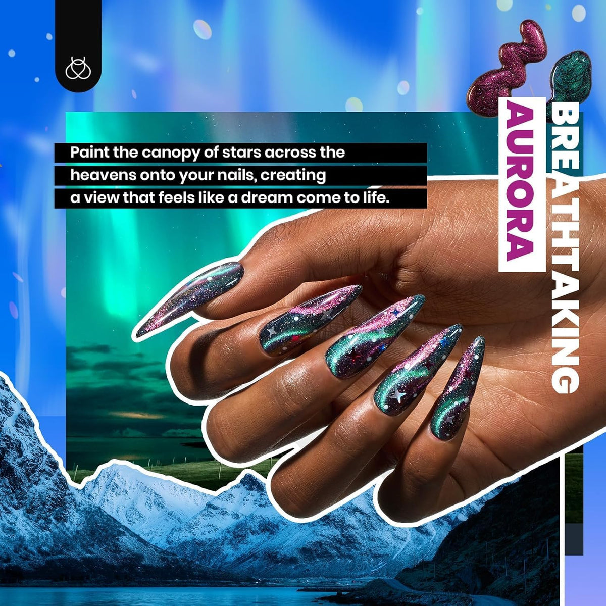 Beetles Gel Nail Polish Kit with U V Light - 80Pcs 55 Colors Gel Nail Kit