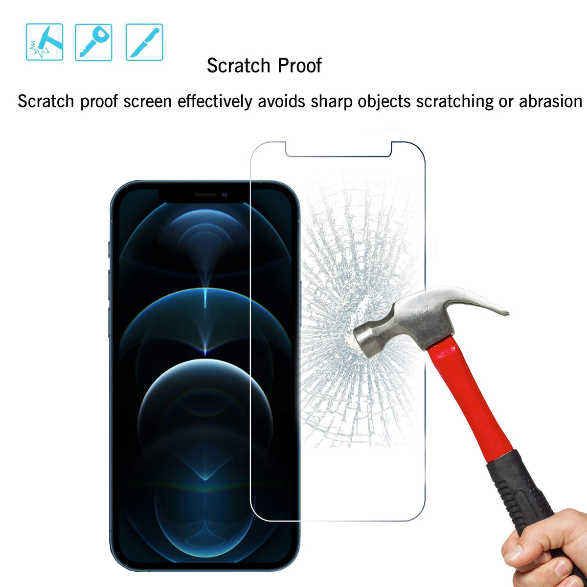 Ailun 3 Pack Screen Protector for iPhone 16 / iPhone 15 / iPhone 15 Pro