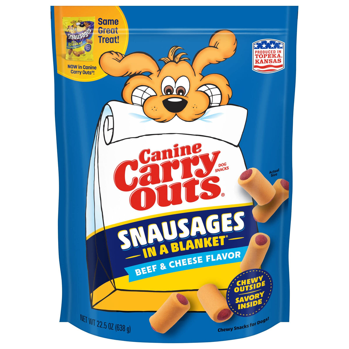 Canine Carry Outs Bacon Flavor Dog Treats, 47 Ounce Bag