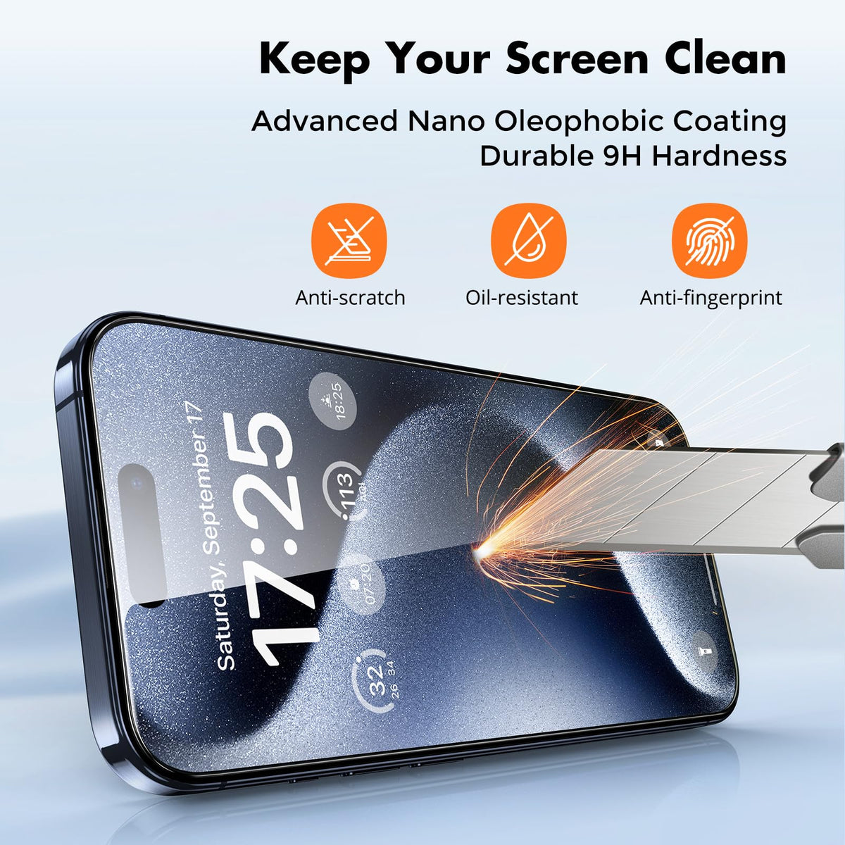 UNBREAKcable 2-Pack Screen Protector for iPhone 14 Plus/13 Pro Max