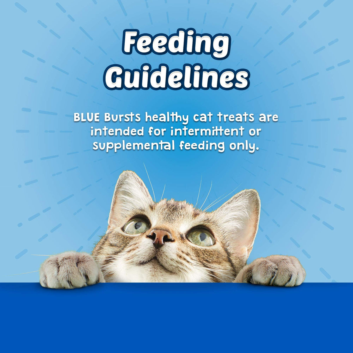 Blue Buffalo Bursts Seafood Crunchy & Creamy Cat Treats, 2 oz, 6 ct