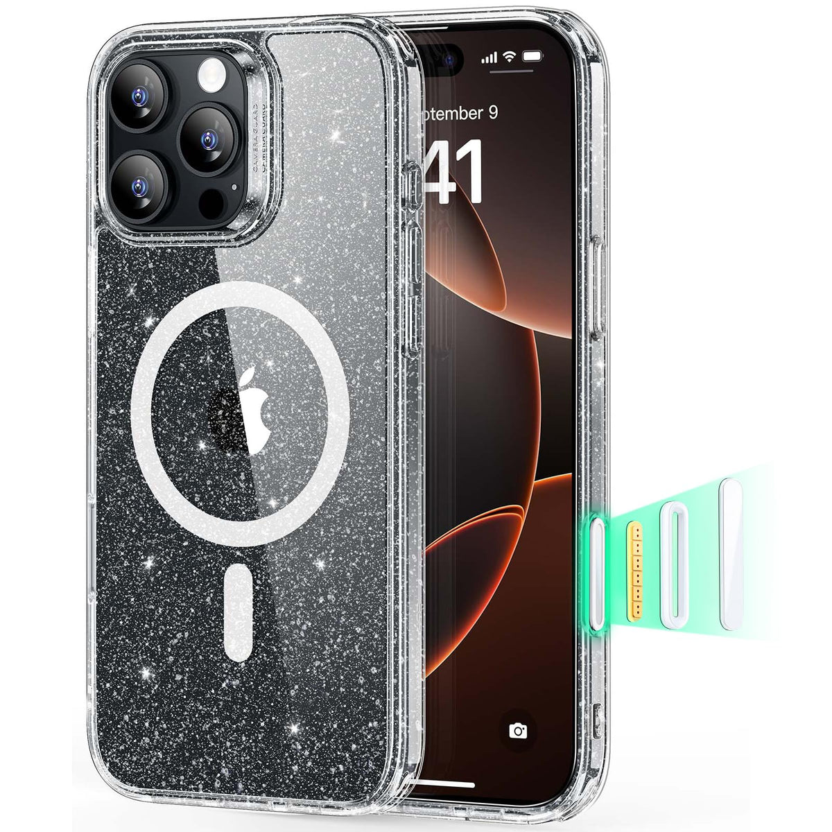 ESR Classic Hybrid for iPhone 18 Pro Max/17 Pro Max Case, Frosted Black