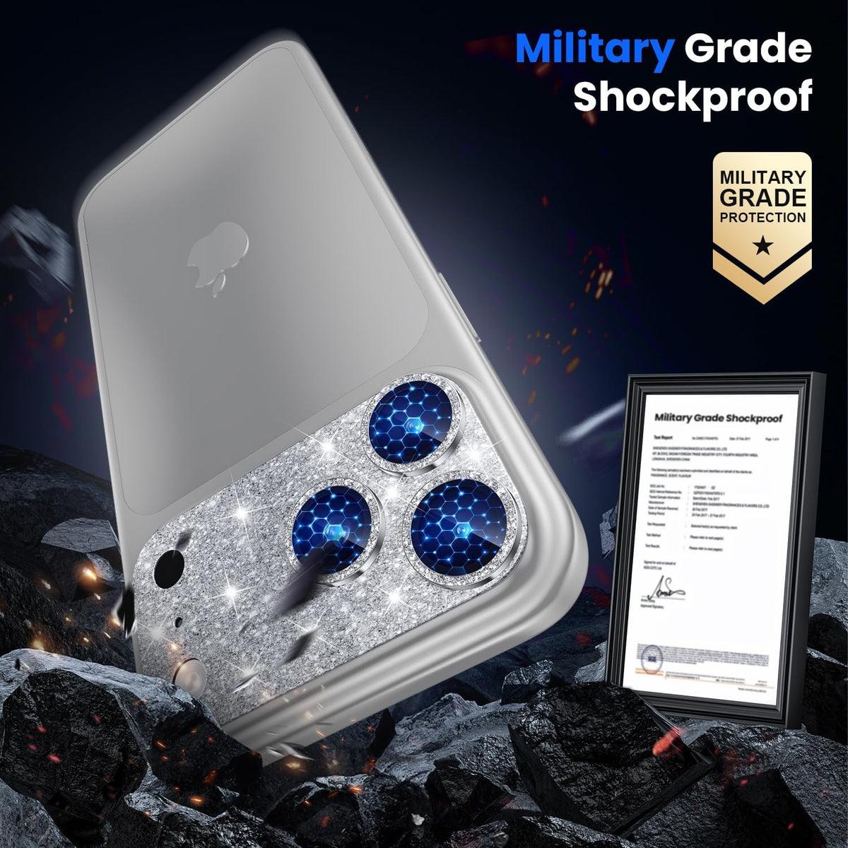WSKEN for iPhone 18 Pro Max Camera Lens Protector - Military Grade Design