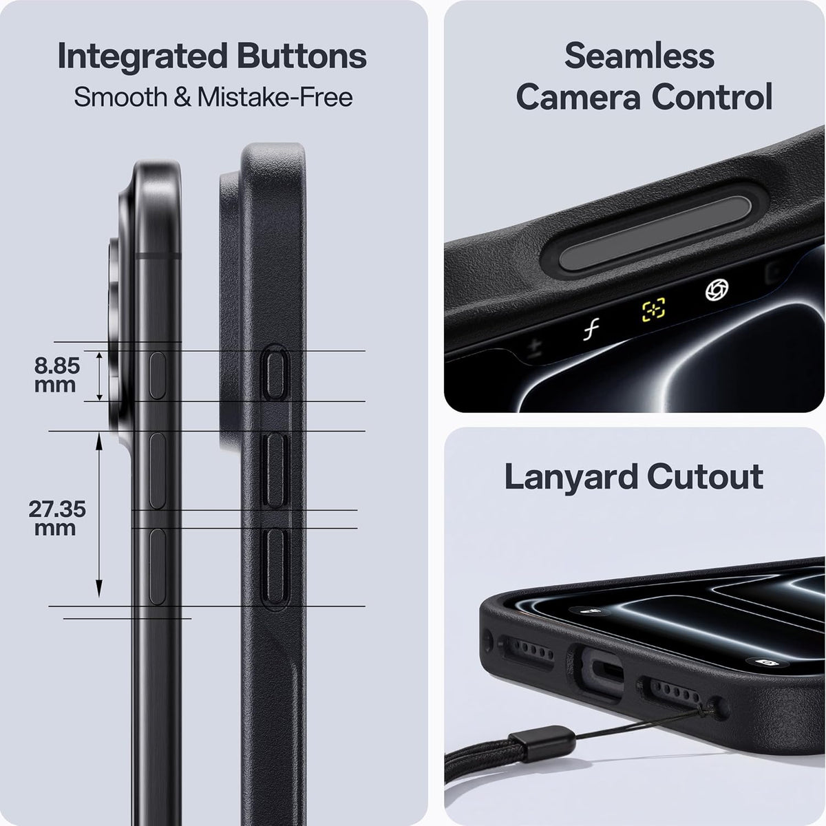 CASEKOO for iPhone Air Case, Crystal Clear, Patented Anti-Yellowing, Slim