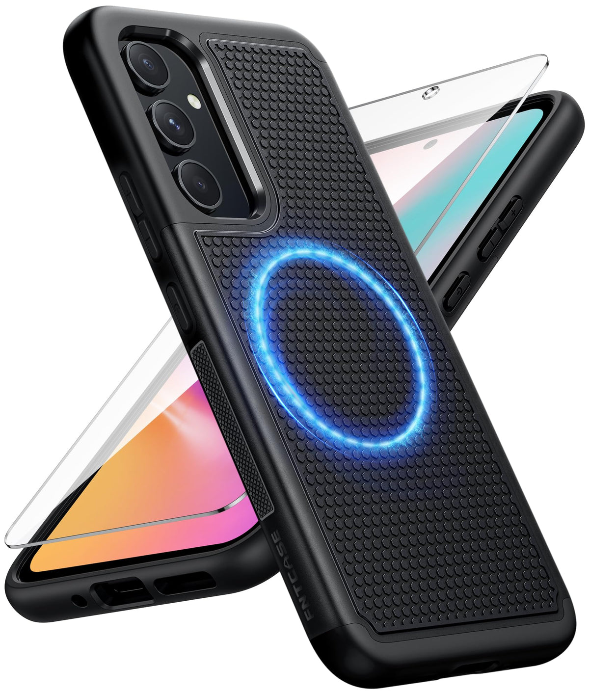 FNTCASE for Google Pixel 9a Case: Green Non Slip Textured