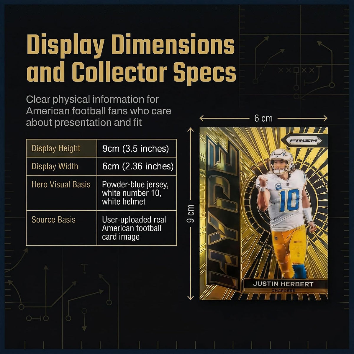Football Trading Cards Box 50pc Gold-Finish Rookies & Veterans Set