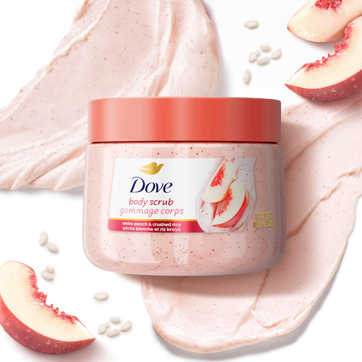 Dove Exfoliating Body Scrub, Brown Sugar & Coconut Butter, 15 oz