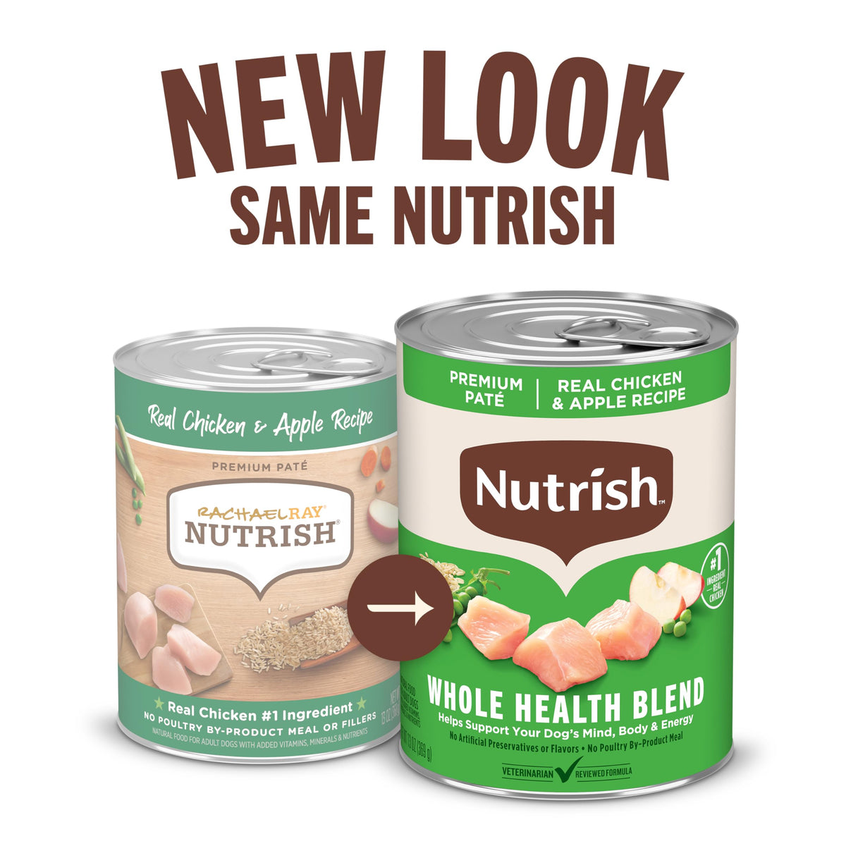 Nutrish Beef Paté Wet Dog Food, 13 oz. Can, 12 Pack (Rachael Ray)