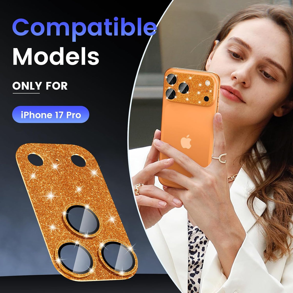 Tensea for iPhone 15 Pro Max/iPhone 15 Pro Camera Lens Protector