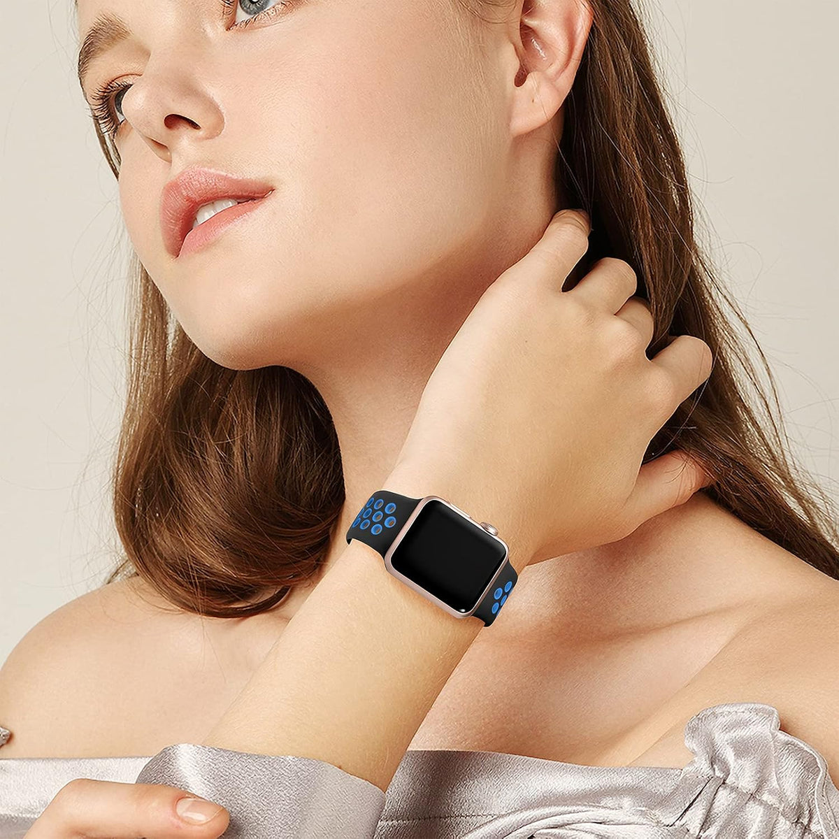 Lerobo Sport Band for Apple Watch Bands 44mm 45mm 46mm 42mm 49mm Men Women