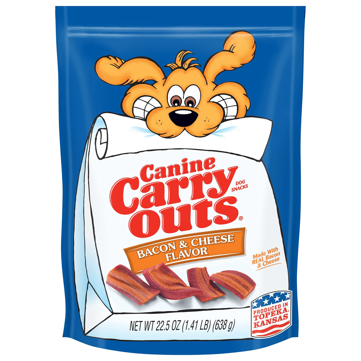 Canine Carry Outs Bacon Flavor Dog Treats, 47 Ounce Bag