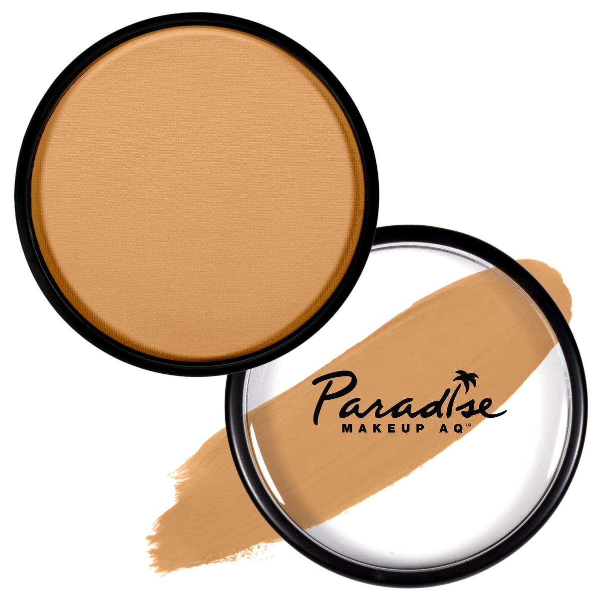 Mehron Makeup Paradise AQ - WHITE, Water-Activated Face & Body Paint