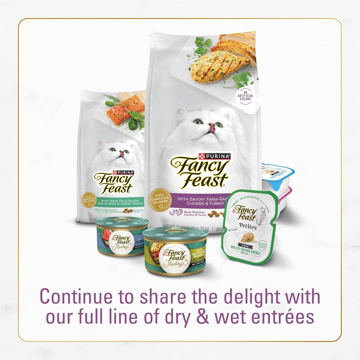 Fancy Feast Purina Farm-Raised Chicken & Turkey Dry Cat Food, 7 lb. Bag