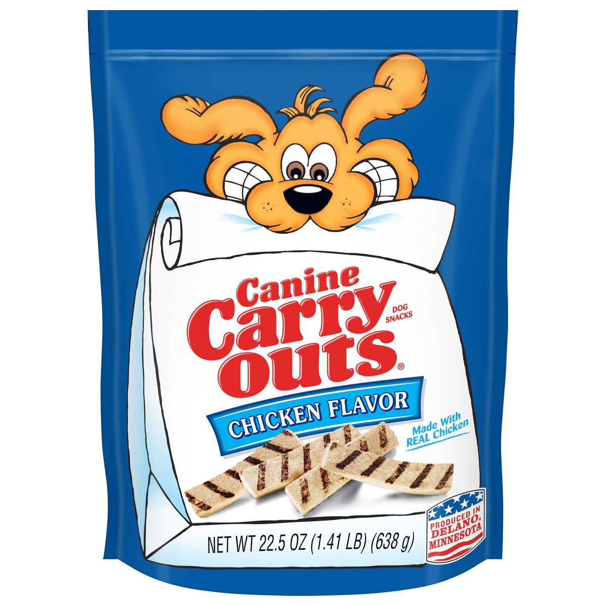 Canine Carry Outs Bacon Flavor Dog Treats, 47 Ounce Bag