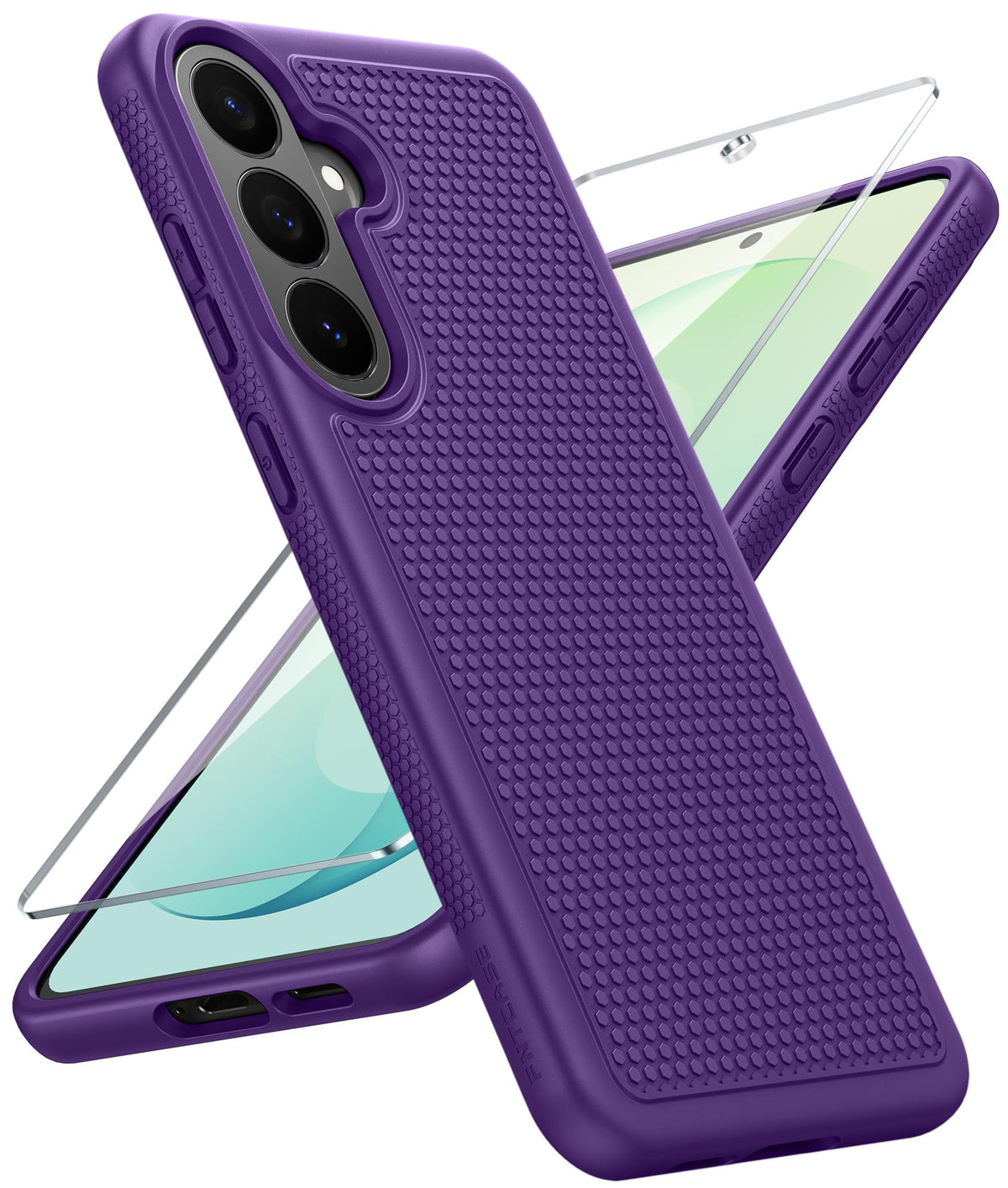 FNTCASE for Google Pixel 9a Case: Green Non Slip Textured