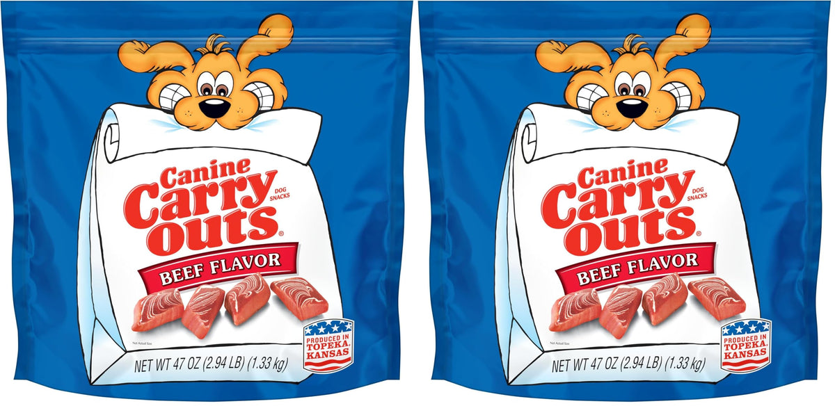 Canine Carry Outs Bacon Flavor Dog Treats, 47 Ounce Bag