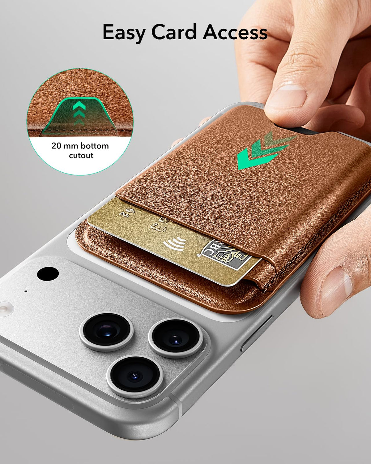 ESR for MagSafe Wallet, 5 Card Holder for Phone Case, RFID Blocking