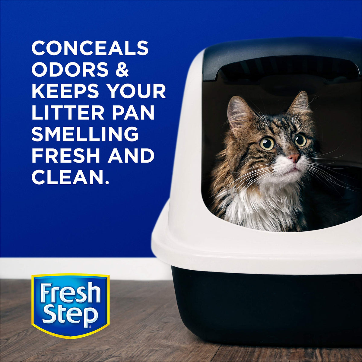 Fresh Step - Cat Litter Deodorizer, Litter Box Crystals, Fresh Scent, 15 oz