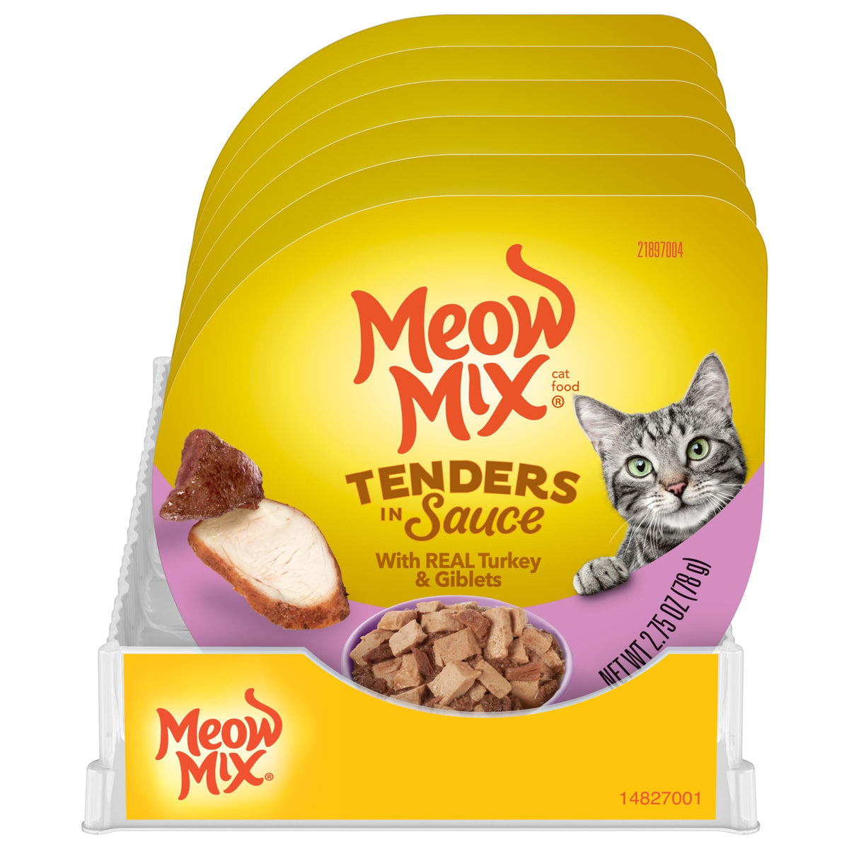 Meow Mix Poultry & Beef Favorites, Wet Food Variety Pack, 24 Cups