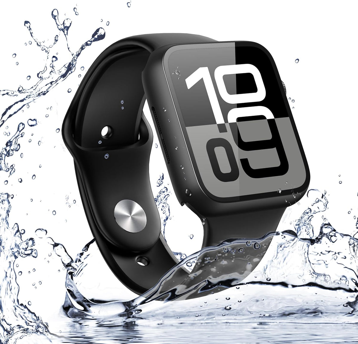 Misxi 2-Pack Waterproof Hard Case for 46mm Apple Watch Series 12 (2026)