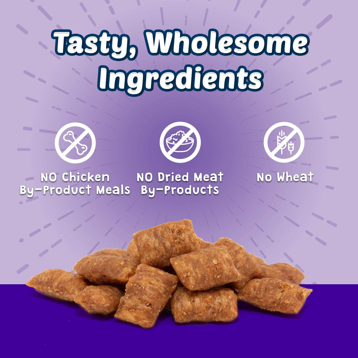 Blue Buffalo Bursts Seafood Crunchy & Creamy Cat Treats, 2 oz, 6 ct