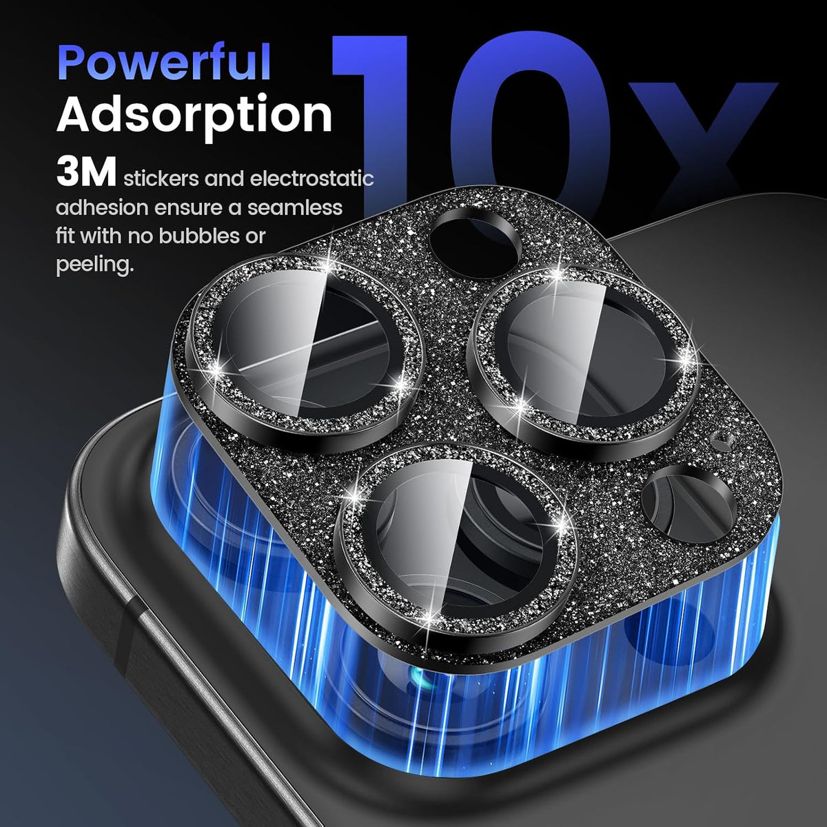 Tensea for iPhone 15 Pro Max/iPhone 15 Pro Camera Lens Protector