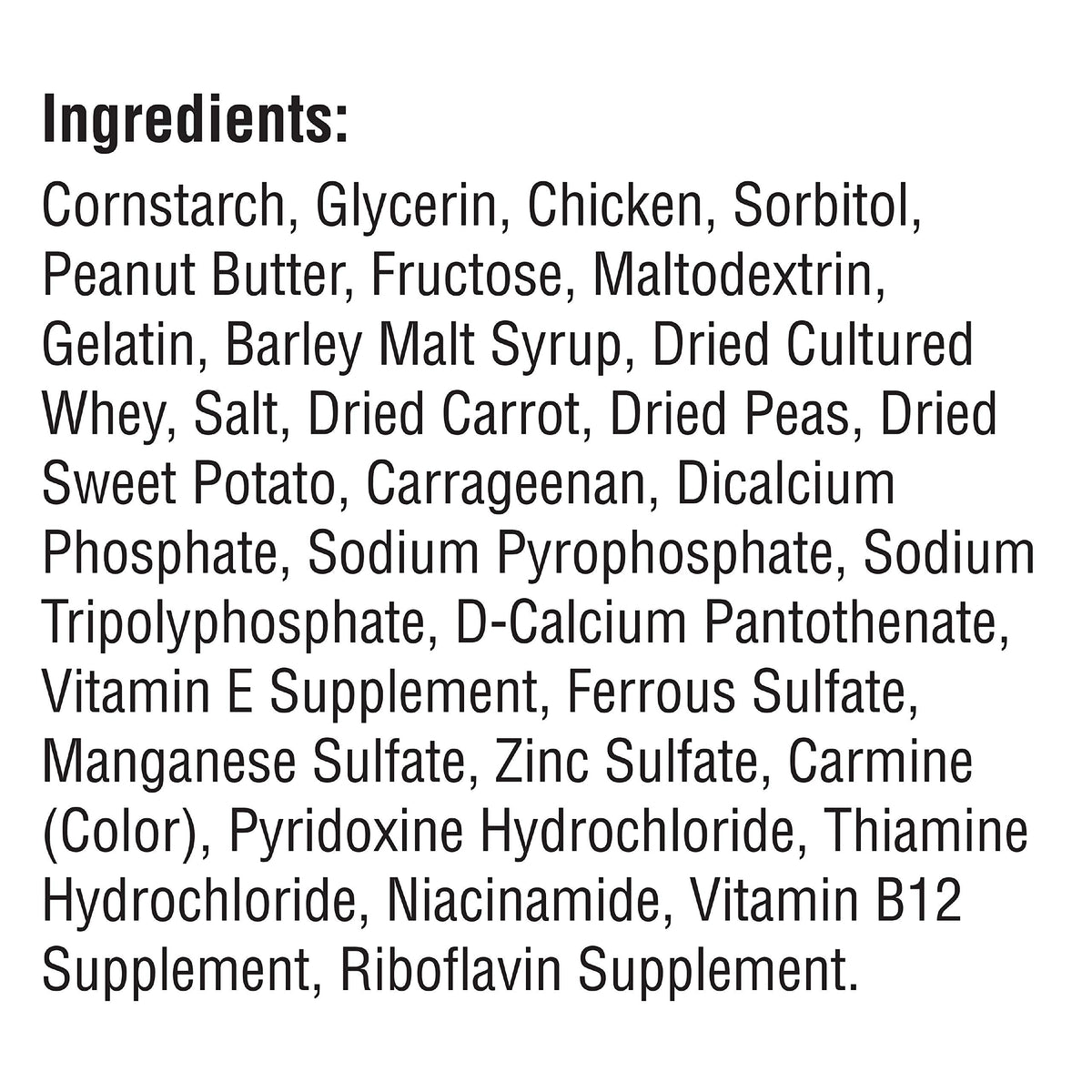 SmartBones Mini Bones Rawhide-Free Dog Treat, Real Peanut Butter, 24 Count