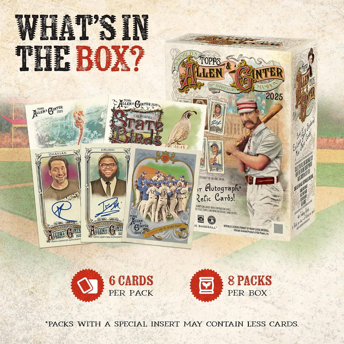 2025 Topps Allen & Ginter Baseball Factory Sealed Value Box