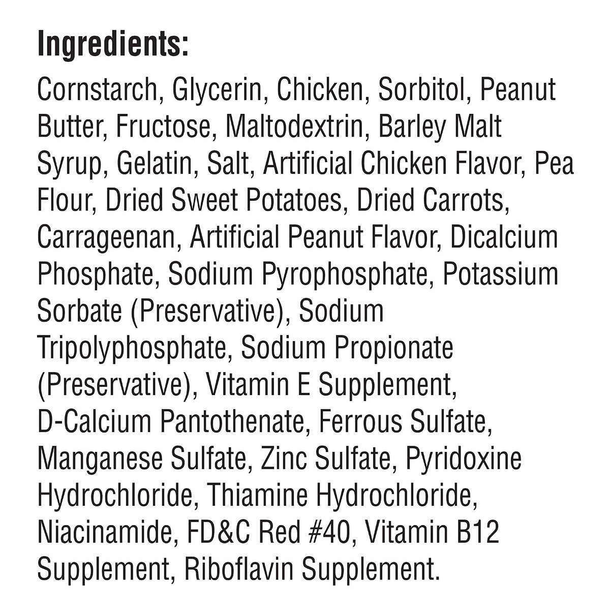 SmartBones Mini Bones Rawhide-Free Dog Treat, Real Peanut Butter, 24 Count