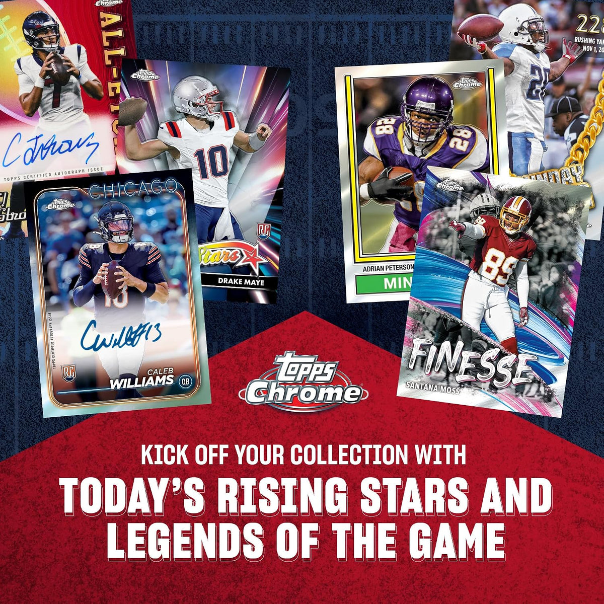 2024 Topps Chrome NFL Football Value Box