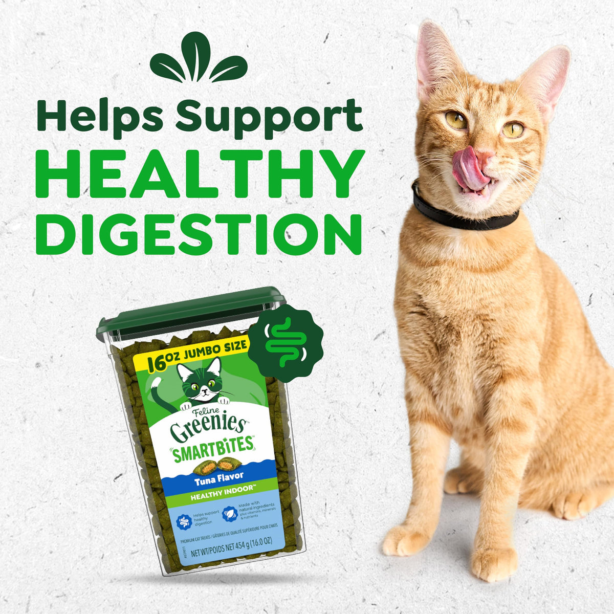 Greenies Feline Smartbites Healthy Indoor Cat Treats, Chicken, 4.6 oz