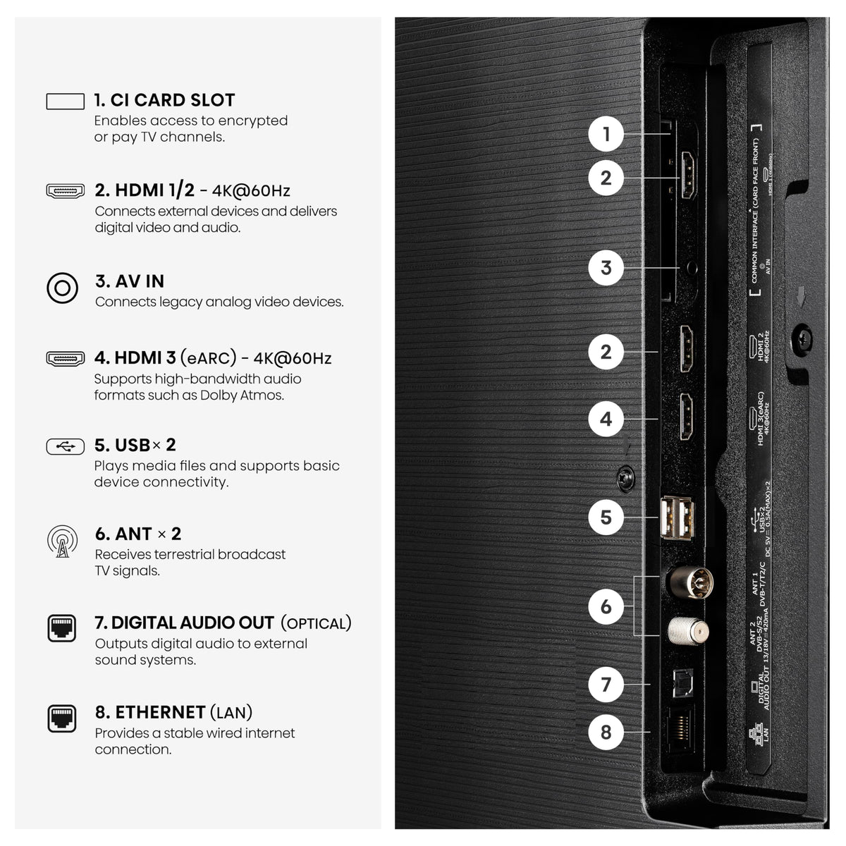 Hisense 43 Inch 43E6STUK 4K Ultra HD AI Smart TV