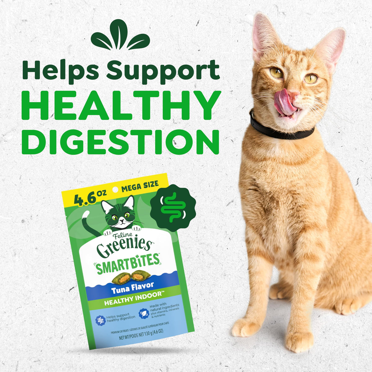 Greenies Feline Smartbites Healthy Indoor Cat Treats, Chicken, 4.6 oz
