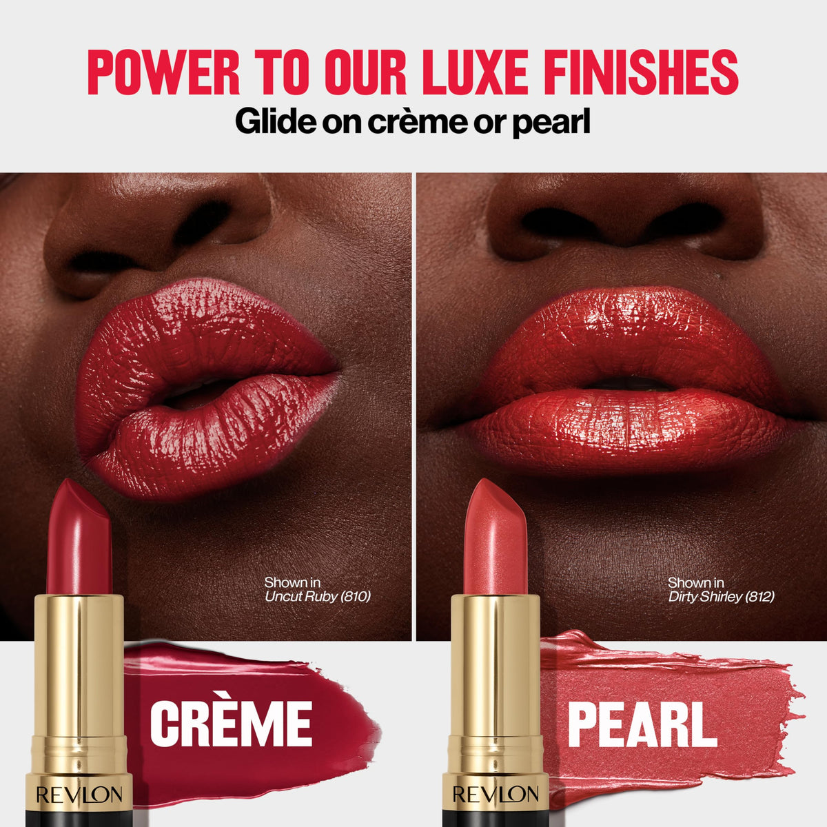 Revlon Super Lustrous Lipstick, Creamy Formula For Soft, Fuller-Looking Lips, Moisturized Feel, 028 Cherry Blossom, 0.15 oz