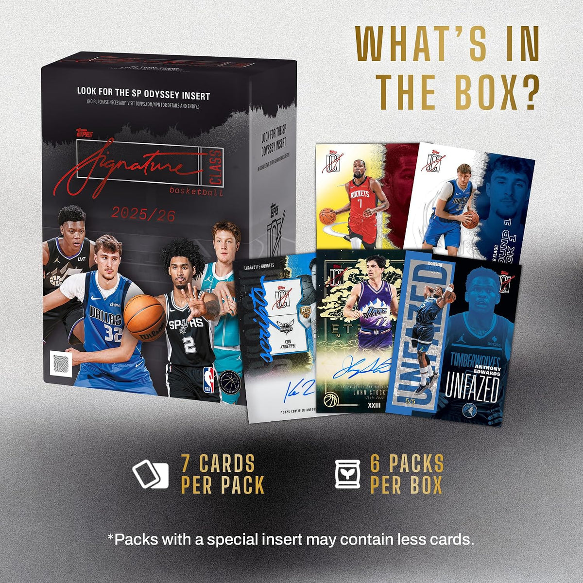 2025-26 Topps Signature Class NBA Basketball - Factory Sealed - Value Box
