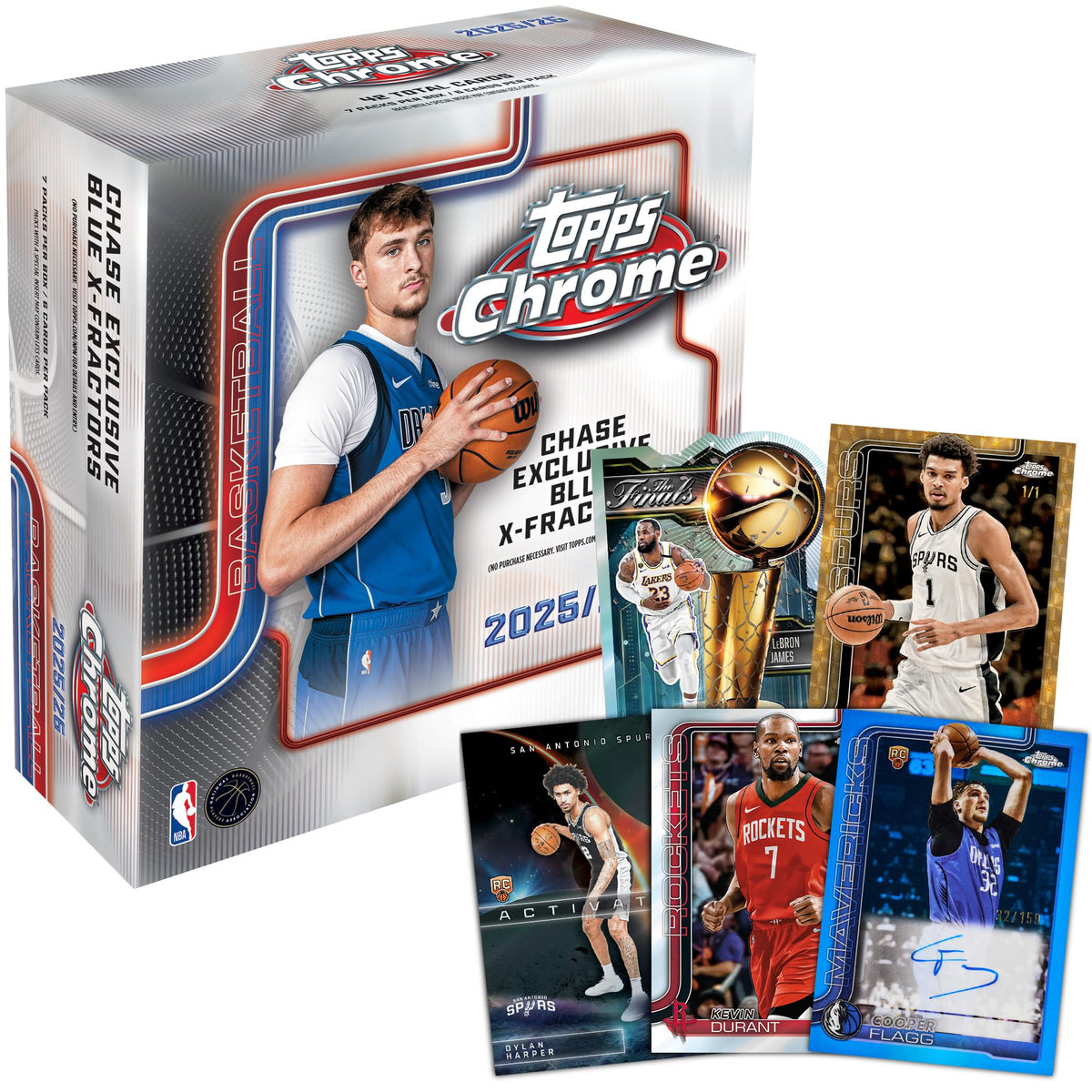 2025-26 Topps Chrome NBA Basketball - Factory Sealed - Value Box