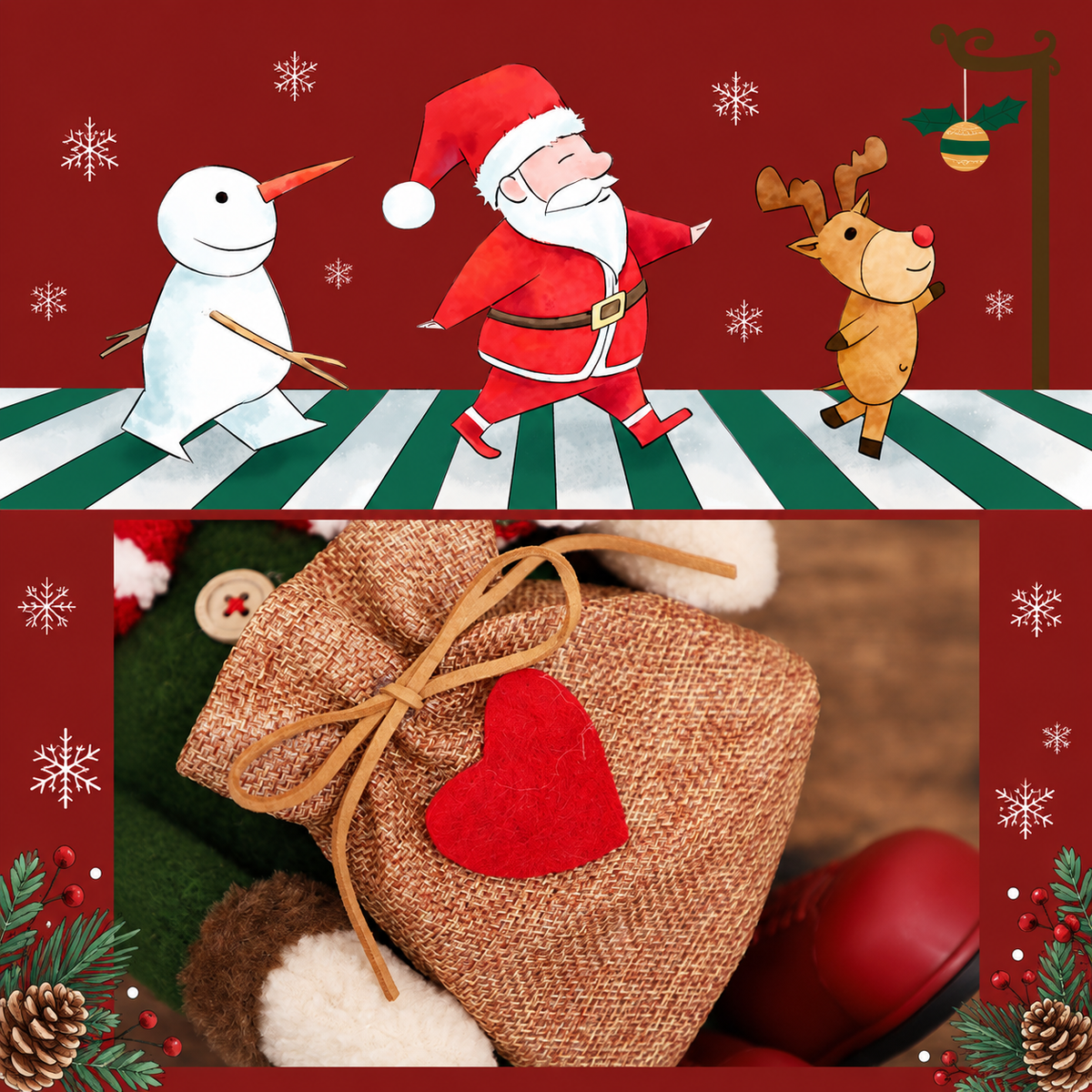 【Free Shipping】Rustic Christmas Standing Figure with Plaid Hat – Santa, Snowman or Reindeer-Home Limited Time 40% Off